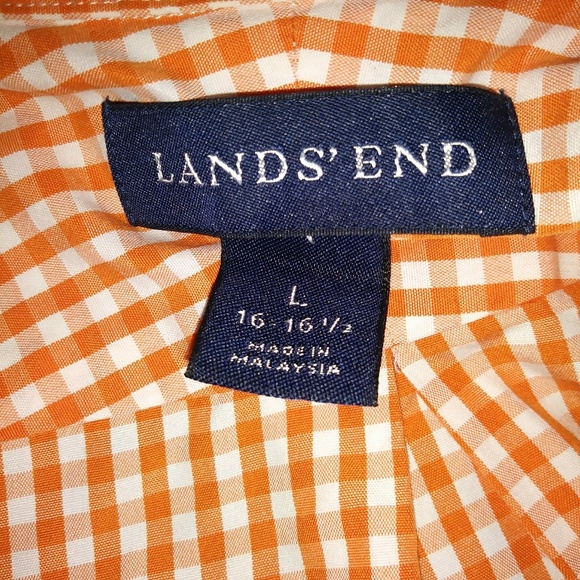 (LAND'S END) MEN'S SHIRT SIZE L - Picture 3 of 5